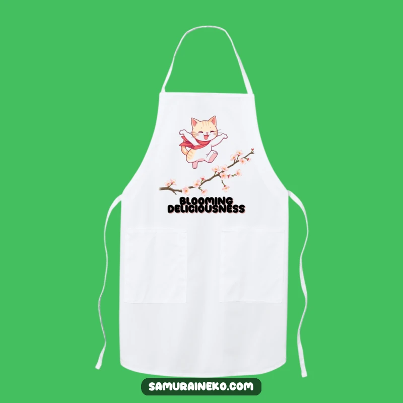 Funny Cat Hero Apron: Culinary Blossom Jumper - Practical Funny Gift!