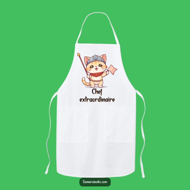 Funny Cat Helmet Apron: Cook Like a Champion