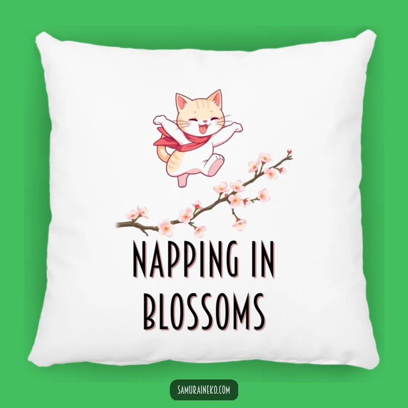 Funny Cat Hero Pillow: Soft Blossom Companion - Adorable Funny Gift!