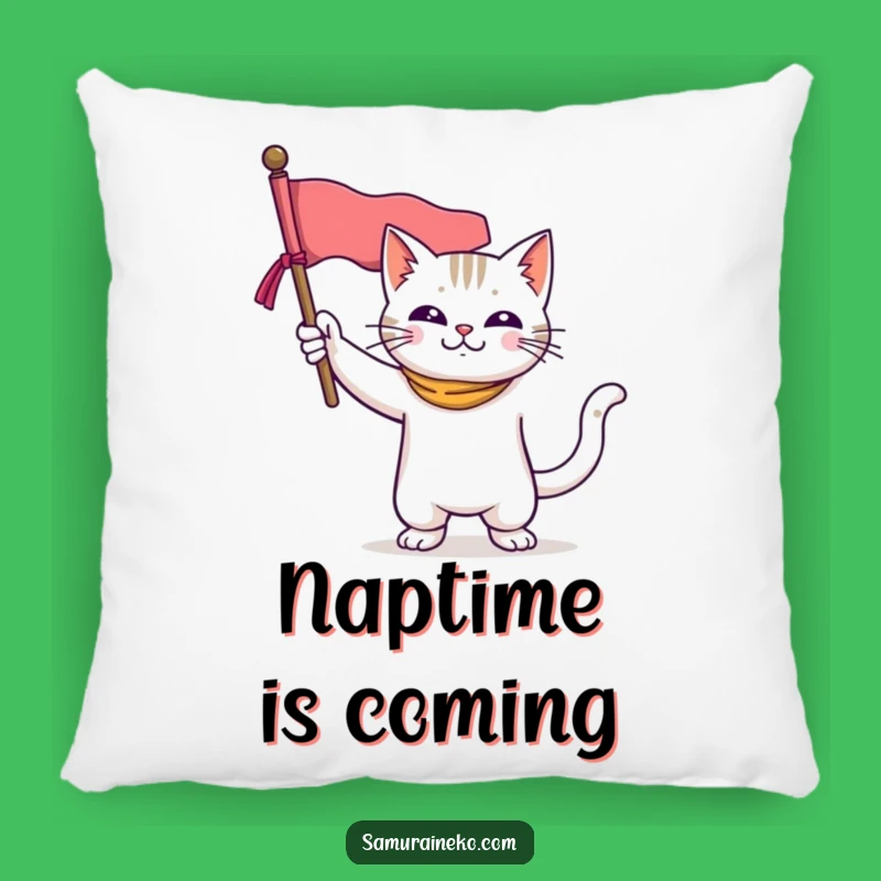 Funny Cat Hero Pillow: Soft Feline Banner Companion - Adorable Funny Gift!