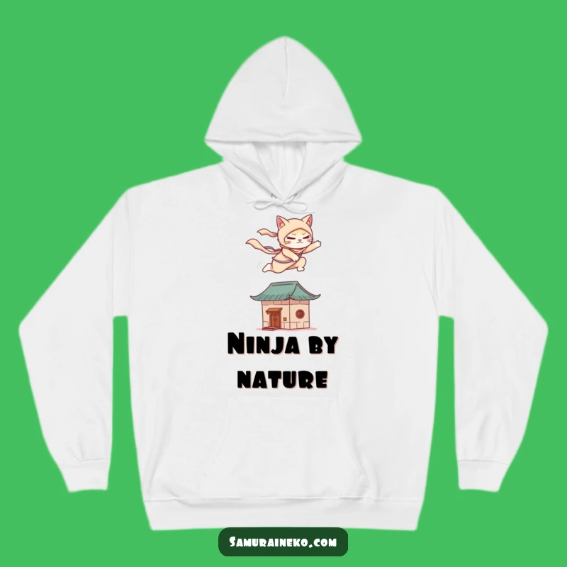 Funny Cat Ninja Hoodie: Cozy Up in Stealthy Style