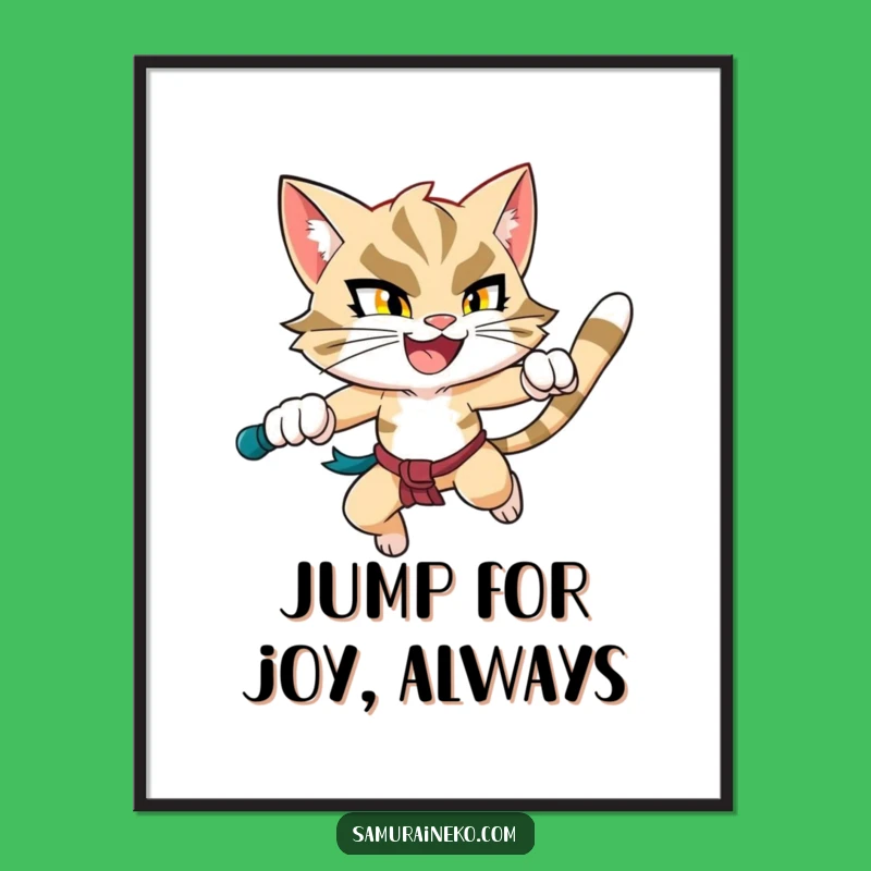 Dynamic Warrior Cat Free Printable Wall Art - Action-Packed Downloadable Art