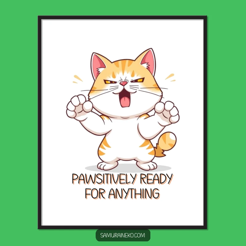 Funny Free Printable Cat Art for a Mischievous Decor