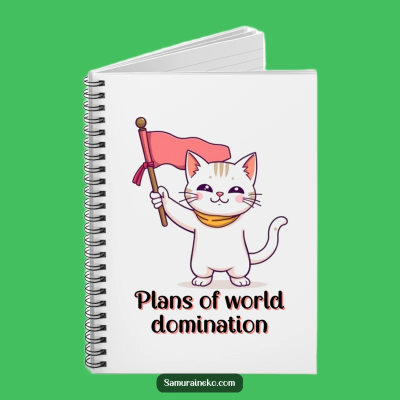 Funny Cat Hero Notebook: Feline Banner Journal - Great Funny Gift!