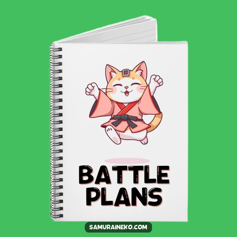 Funny Feudal Cat Warrior Notebook: Journal Your Triumphs