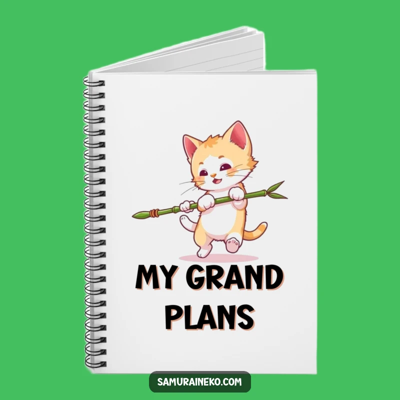 Funny Mischievous Kitten Notebook: Ninja Journal - Ideal Funny Gift