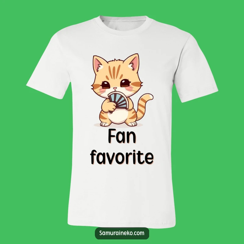 Funny Cat Fan Warrior T-Shirt: Whimsical Duel Ready, Humorous Gift