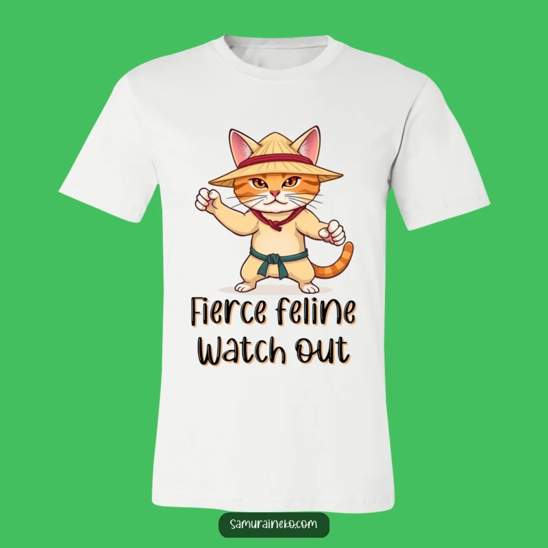 Funny Karate Cat T-Shirt - Hilarious Gift for Feline Martial Arts Masters