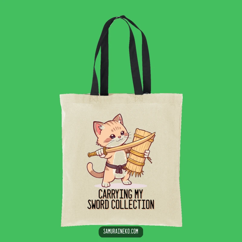 Funny Cat Dummy Duel Tote Bag: Stylish & Hilarious Shopping Companion